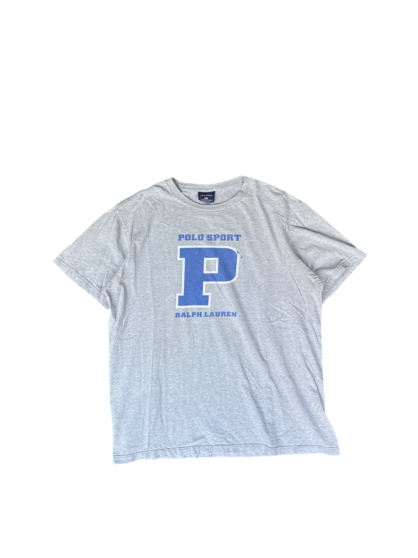 1990s Polo Sport Ralph Lauren P Logo Graphic Tee (L)