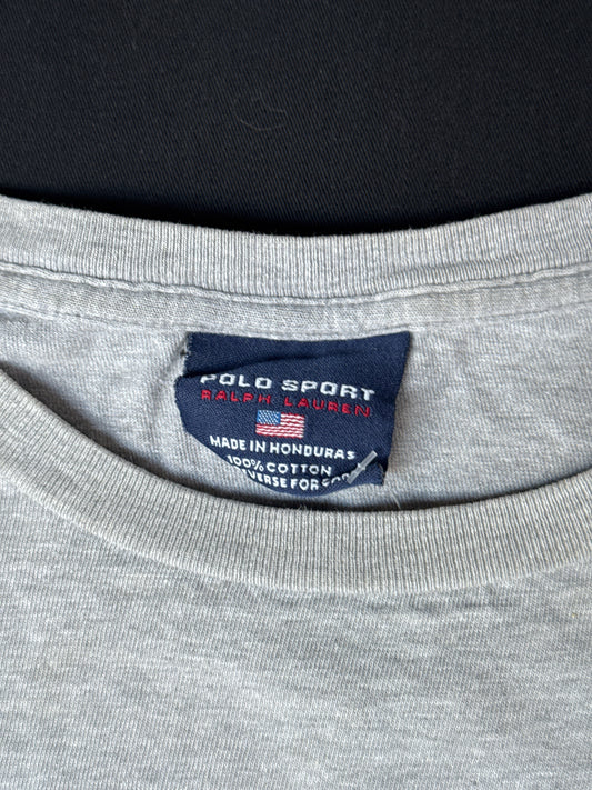 1990s Polo Sport Ralph Lauren P Logo Graphic Tee (L)