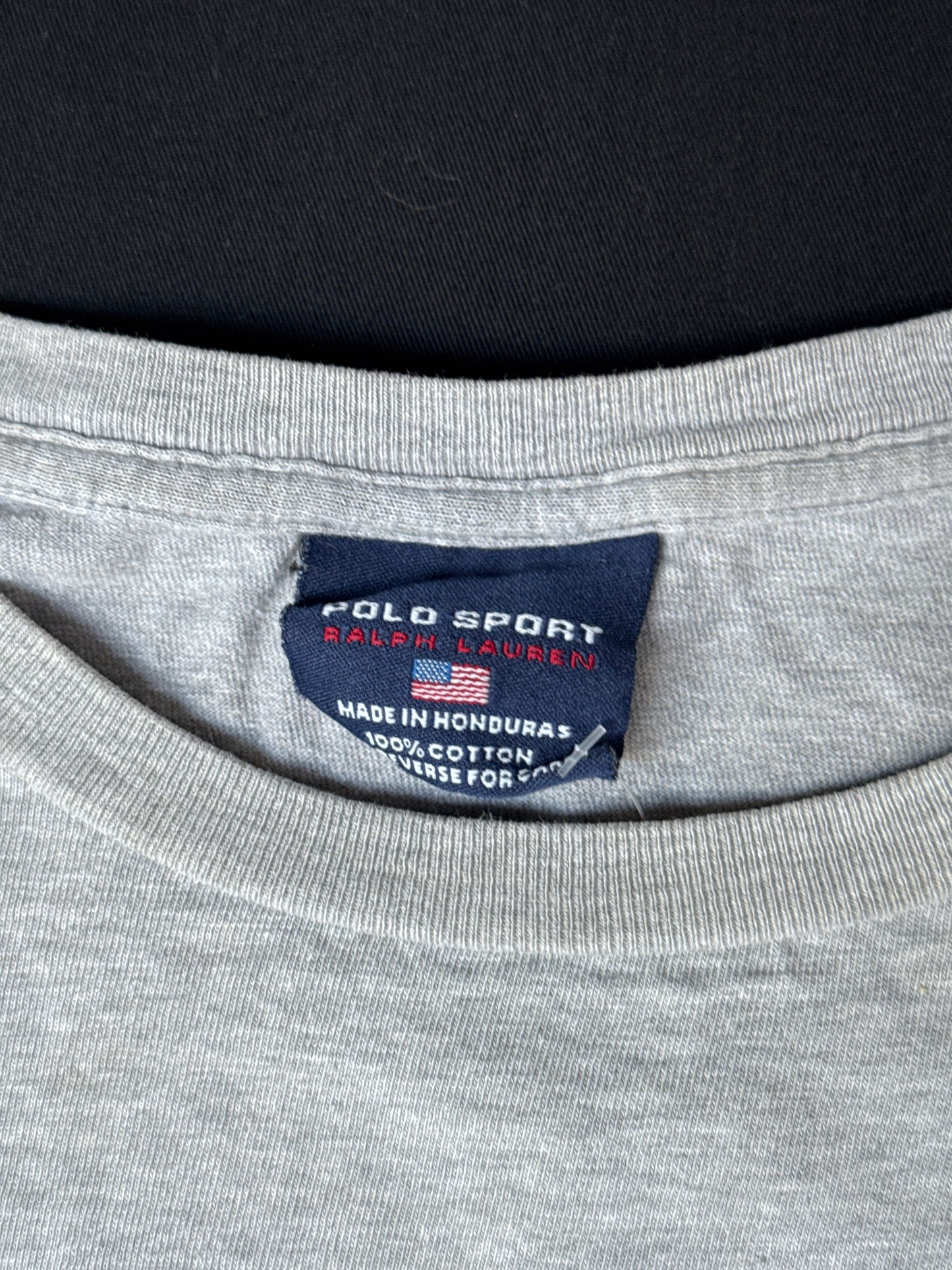 1990s Polo Sport Ralph Lauren P Logo Graphic Tee (L)
