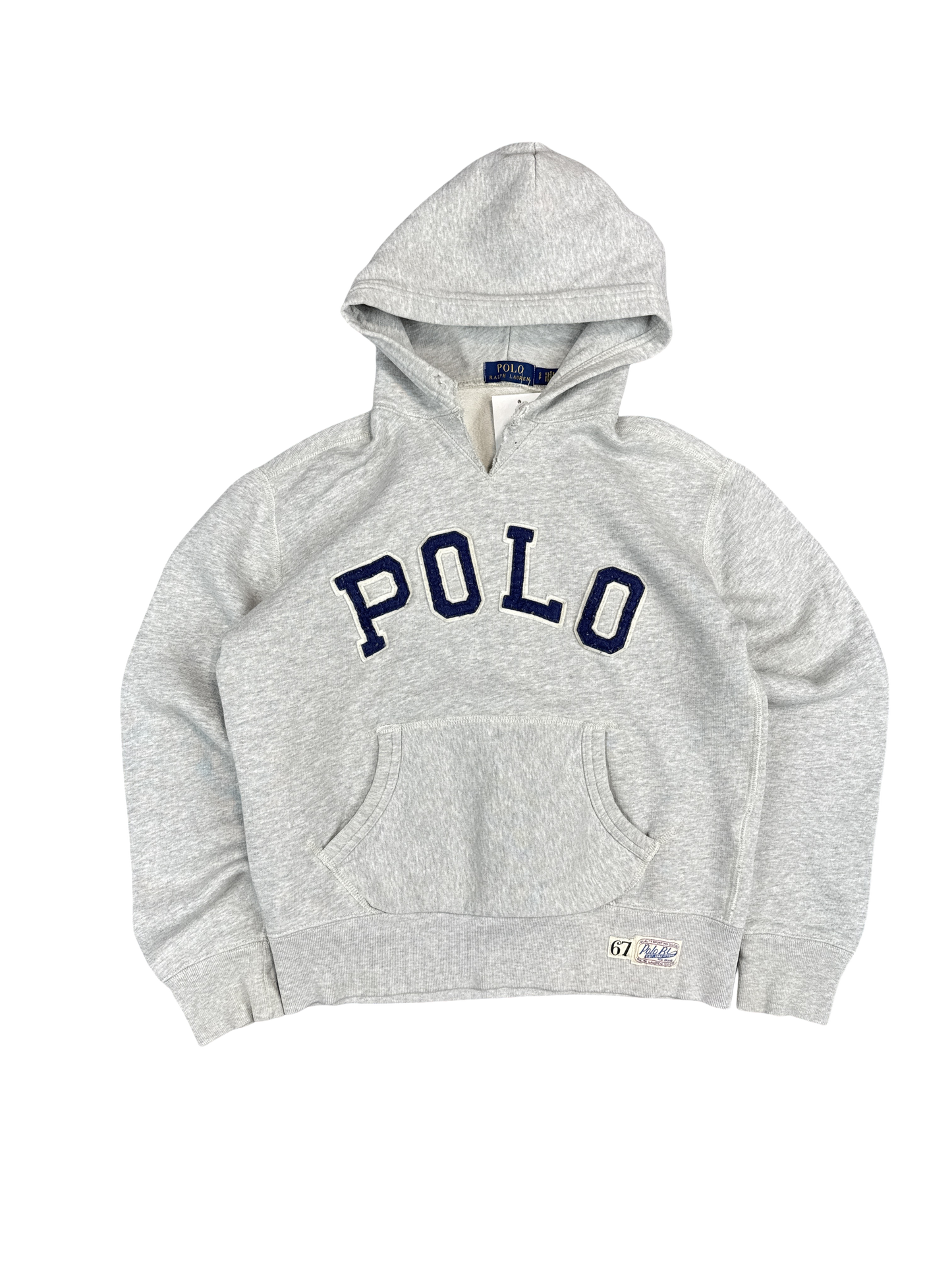 Polo Ralph Lauren Heather Gray Logo Hoodie (S)