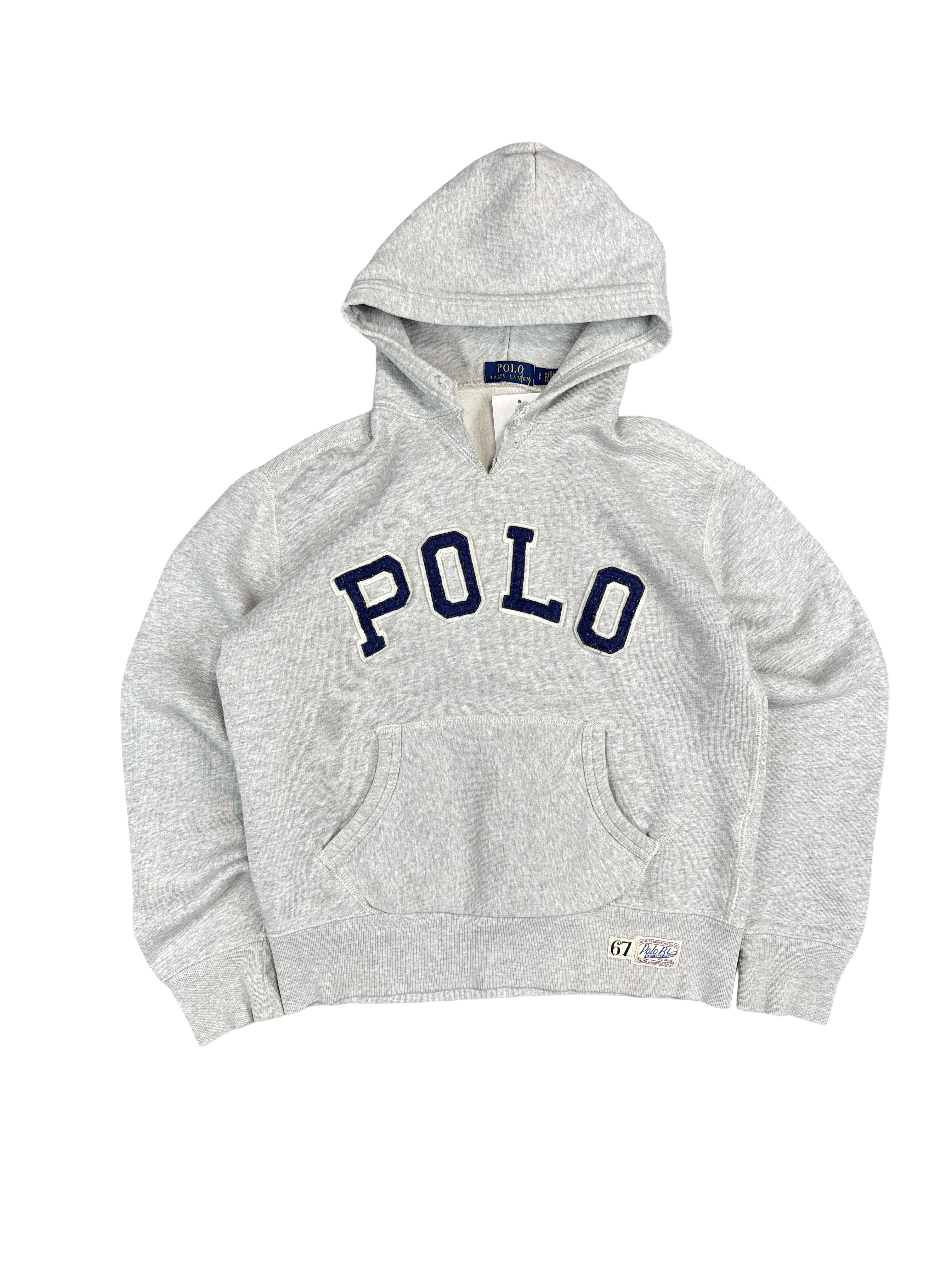 Polo Ralph Lauren Heather Gray Logo Hoodie (S)