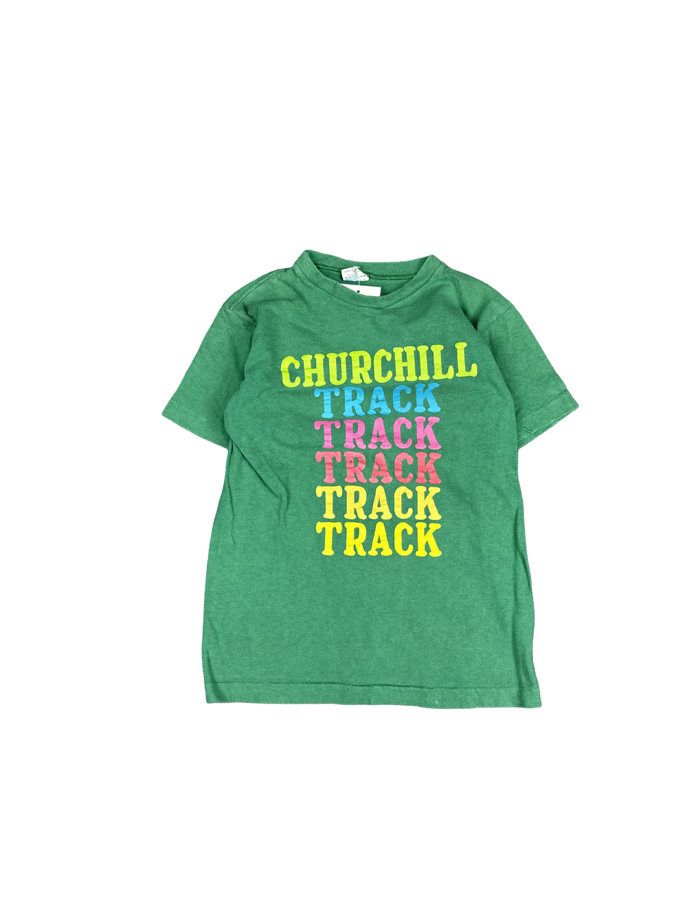 1980s Champion Churchill Track Team Graphic Tee (S)