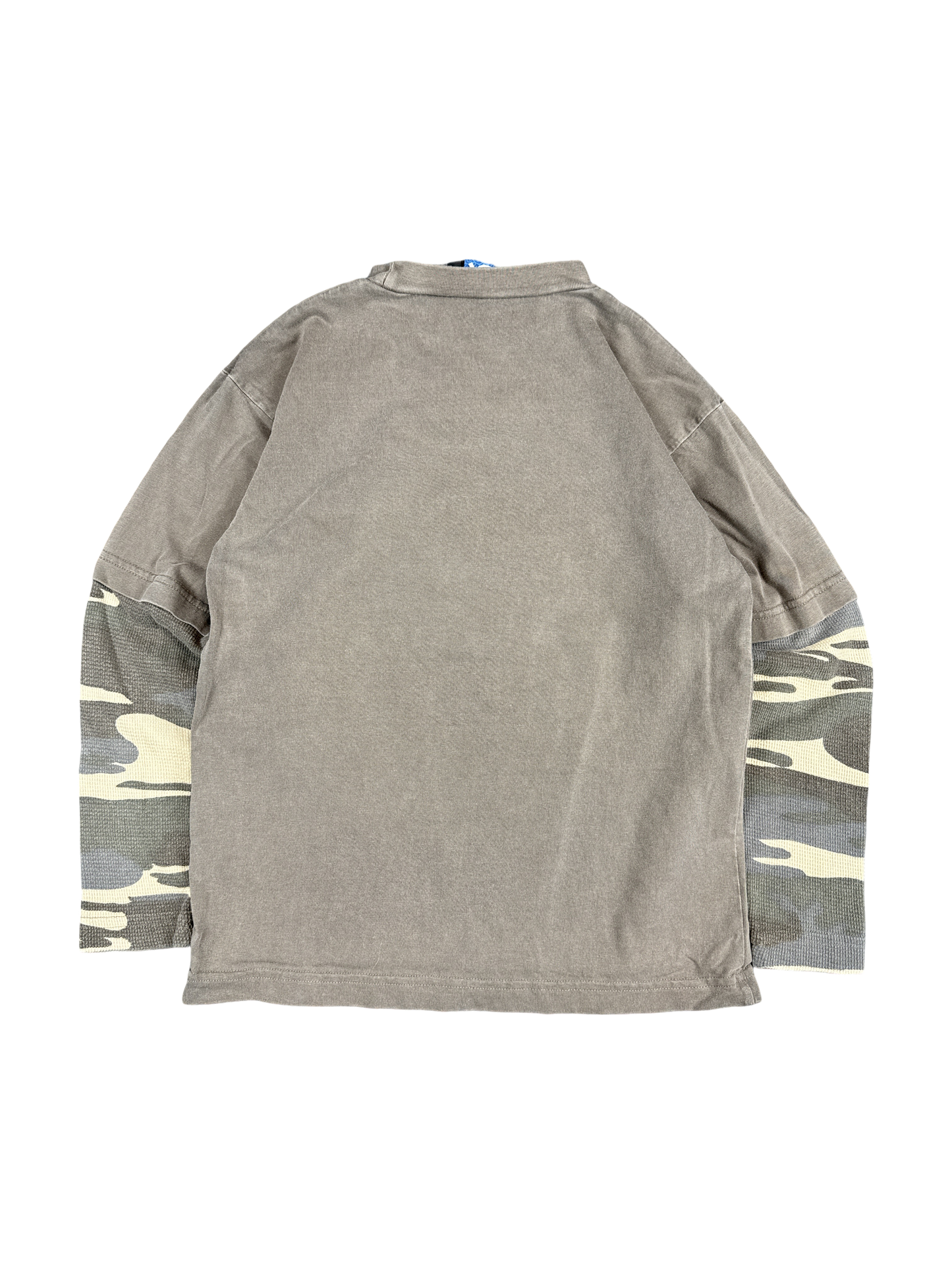 Y2K Camo Sleeve Graphic Tee (M)