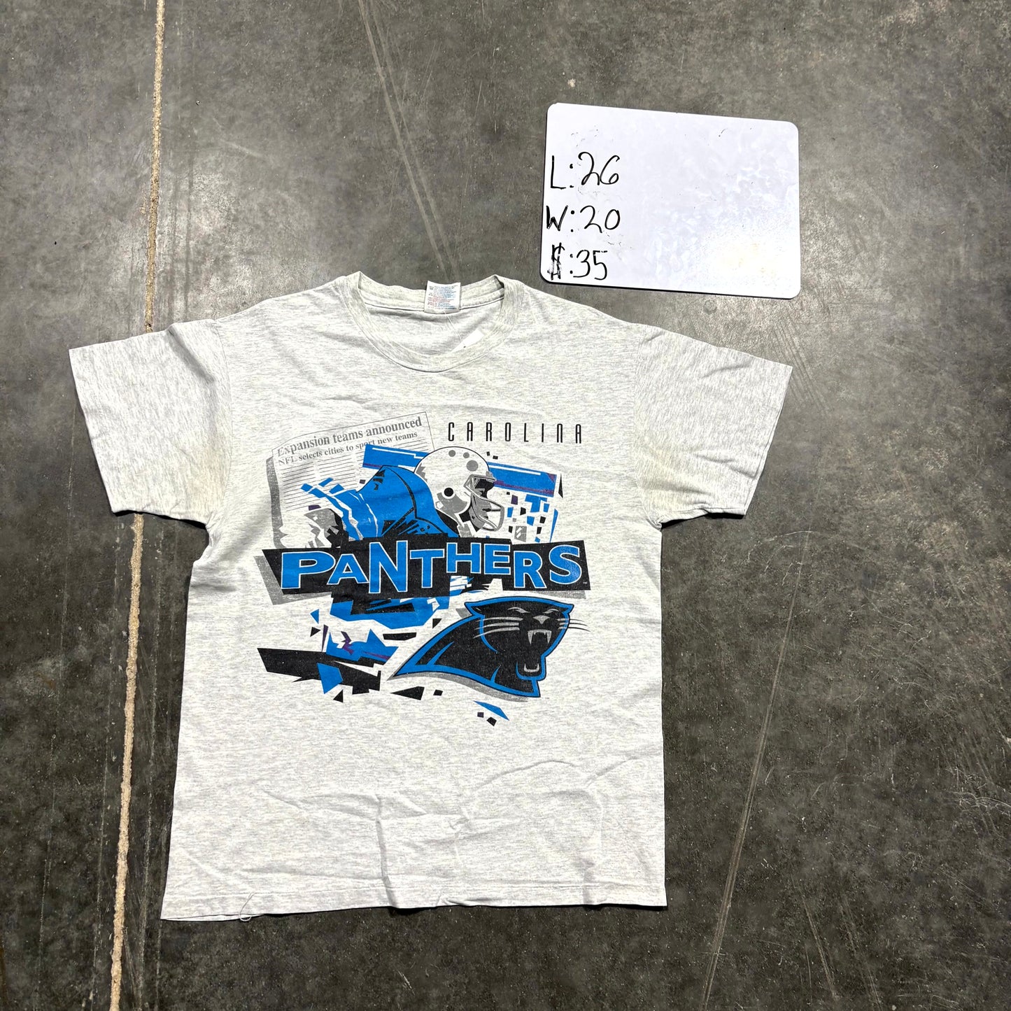 1990s Carolina Panthers Graphic Tee (M)