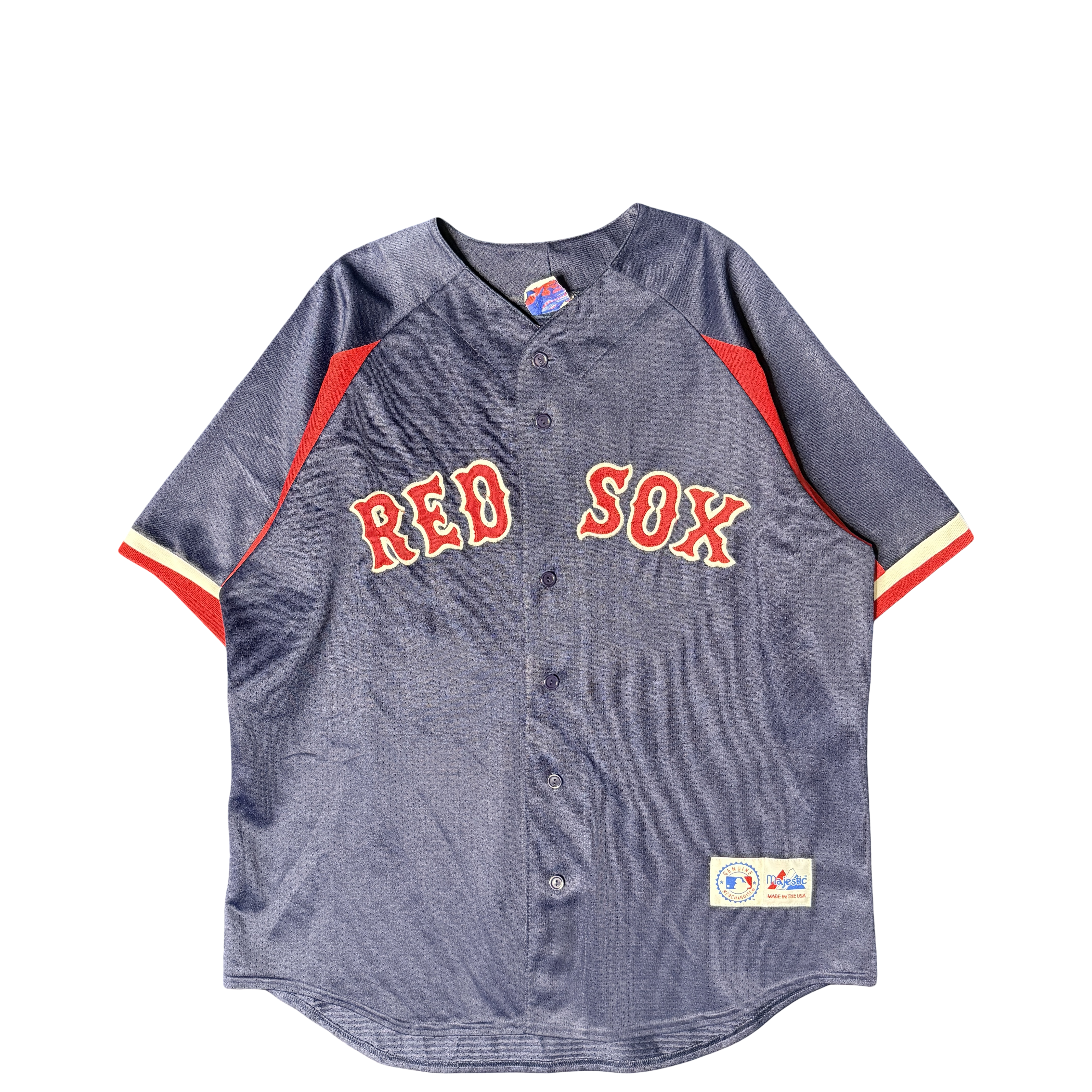 1990s Majestic Boston Red Sox Clemens #21 Jersey (2XL)