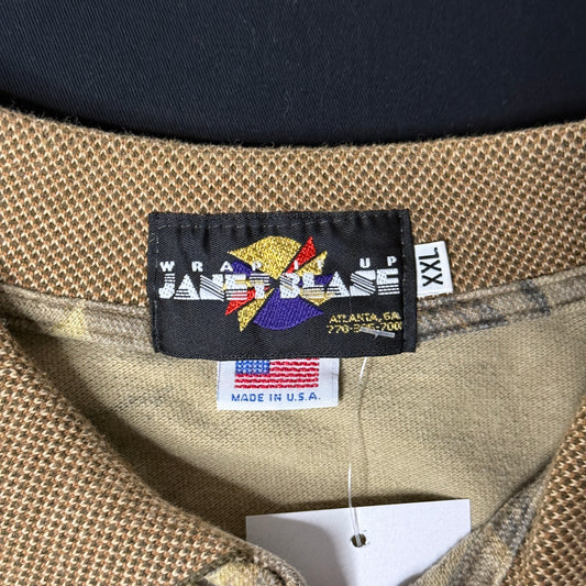 1990s Camo Hunting Polo Shirt (2XL)
