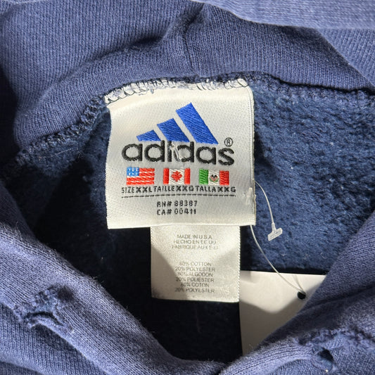 Adidas Blue Pullover Hoodie (XL)