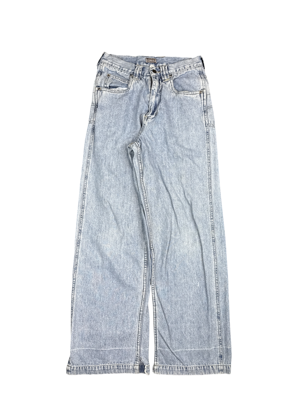 Y2K Zuzu Light Wash Wide Leg Jeans (M)
