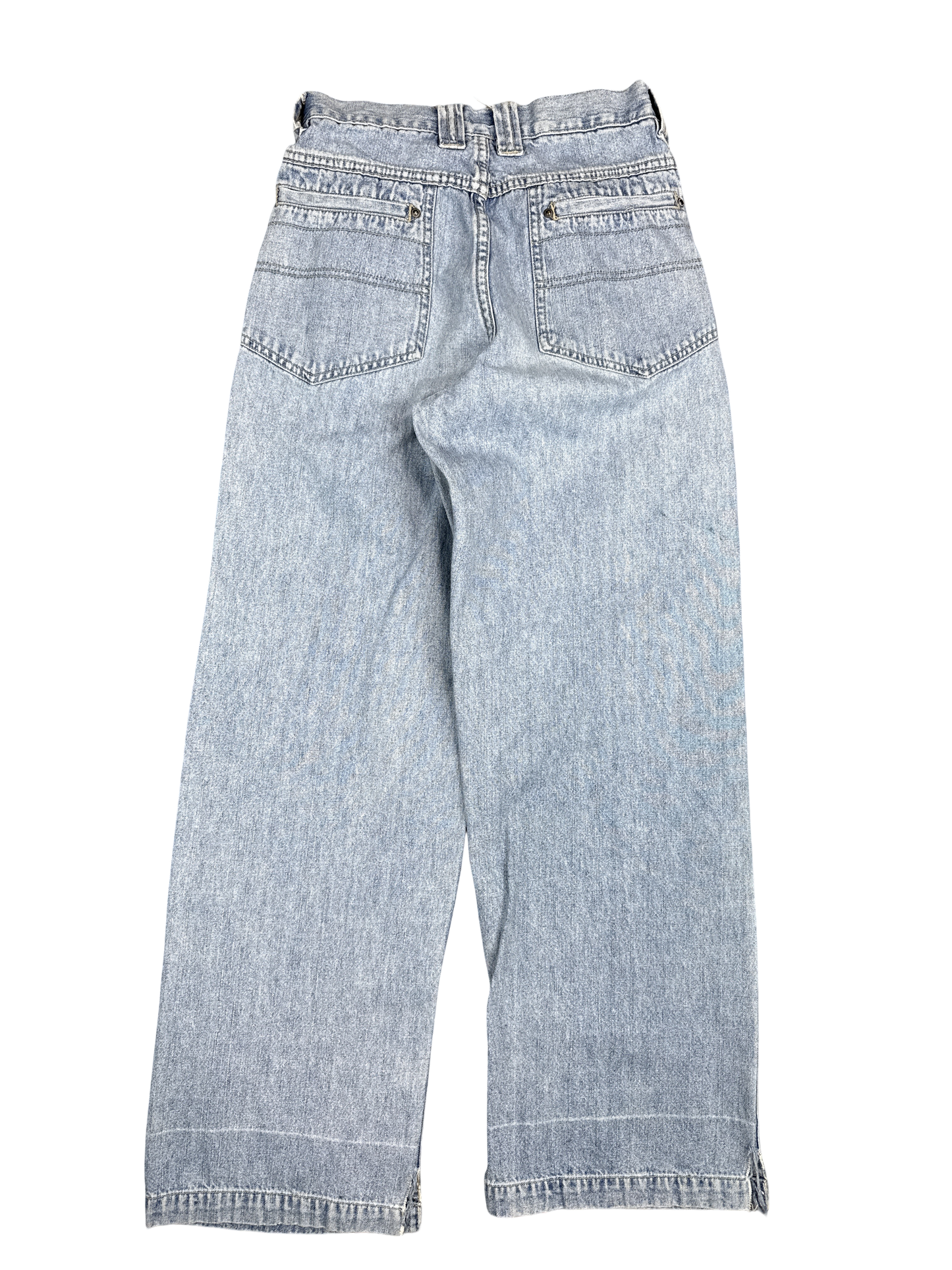 Y2K Zuzu Light Wash Wide Leg Jeans (M)