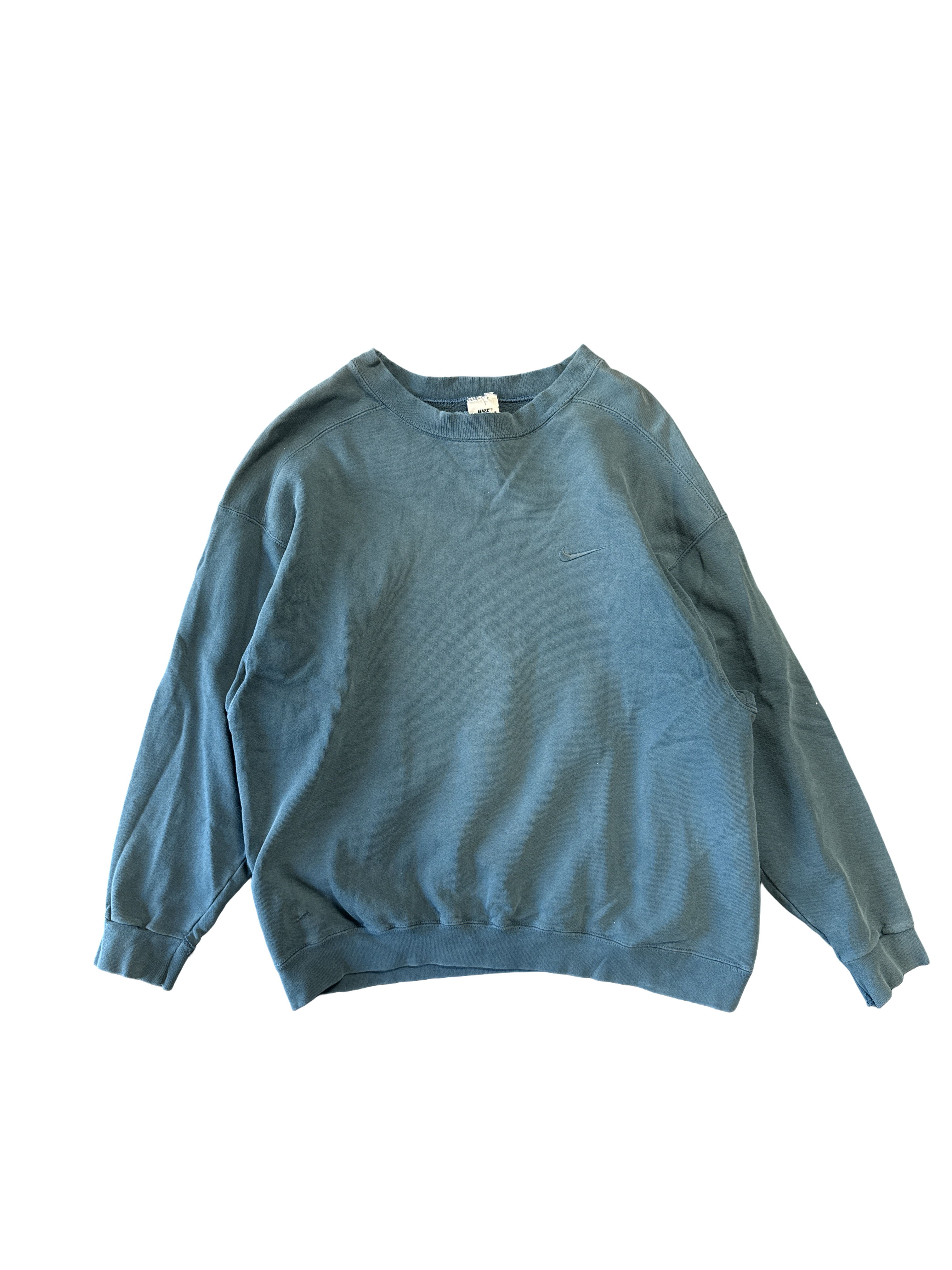 1990s Nike Small Swoosh Crewneck Sweatshirt (L)