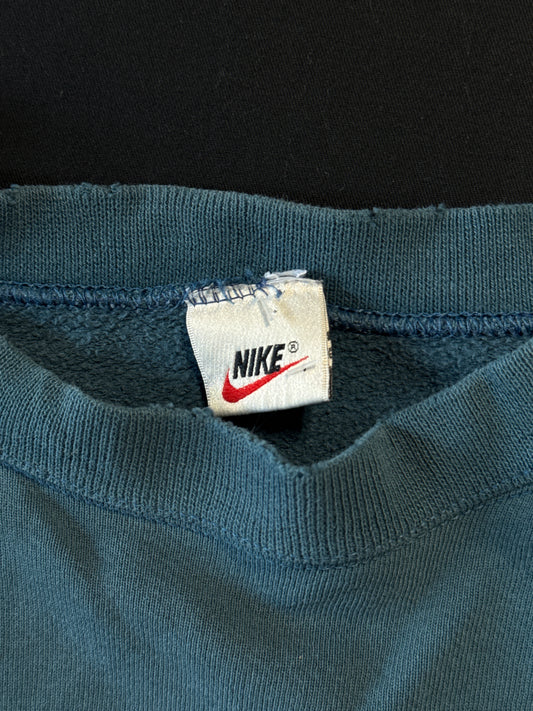 1990s Nike Small Swoosh Crewneck Sweatshirt (L)