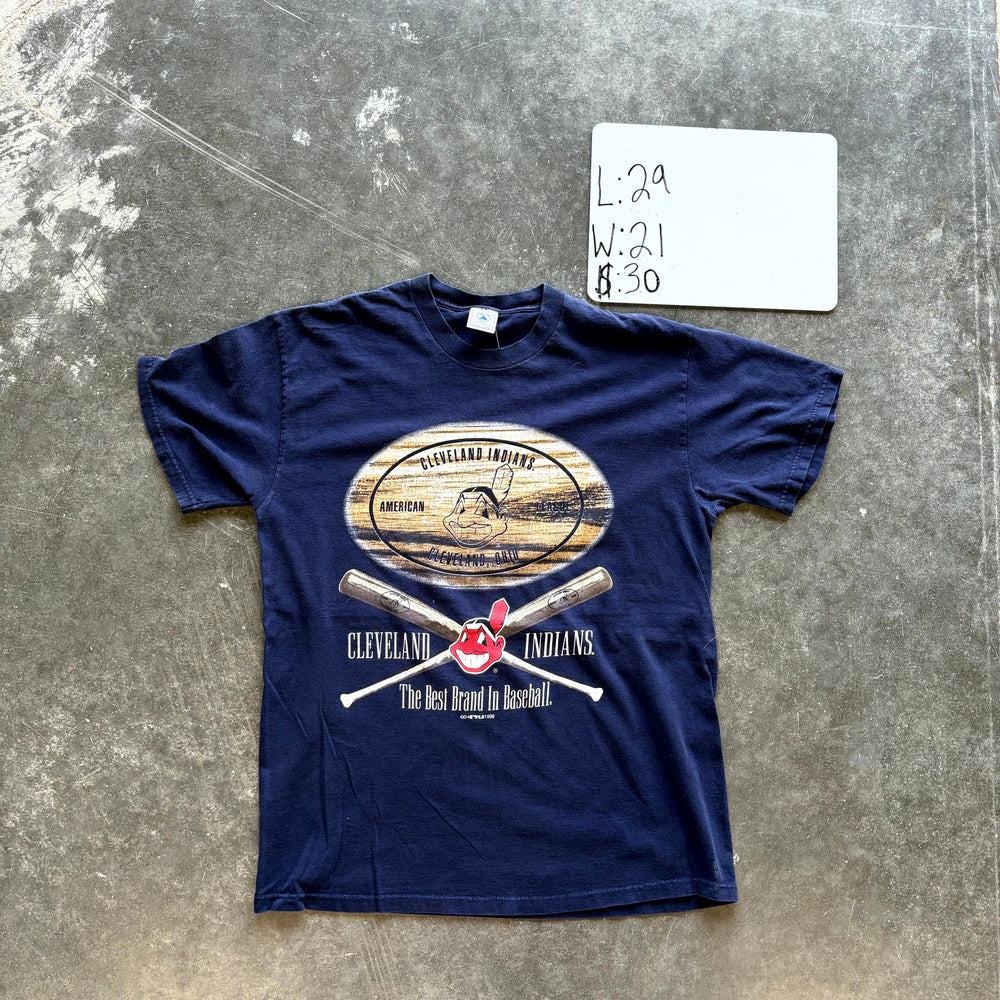 1990s Cleveland Indians Baseball Graphic Tee (L) 2