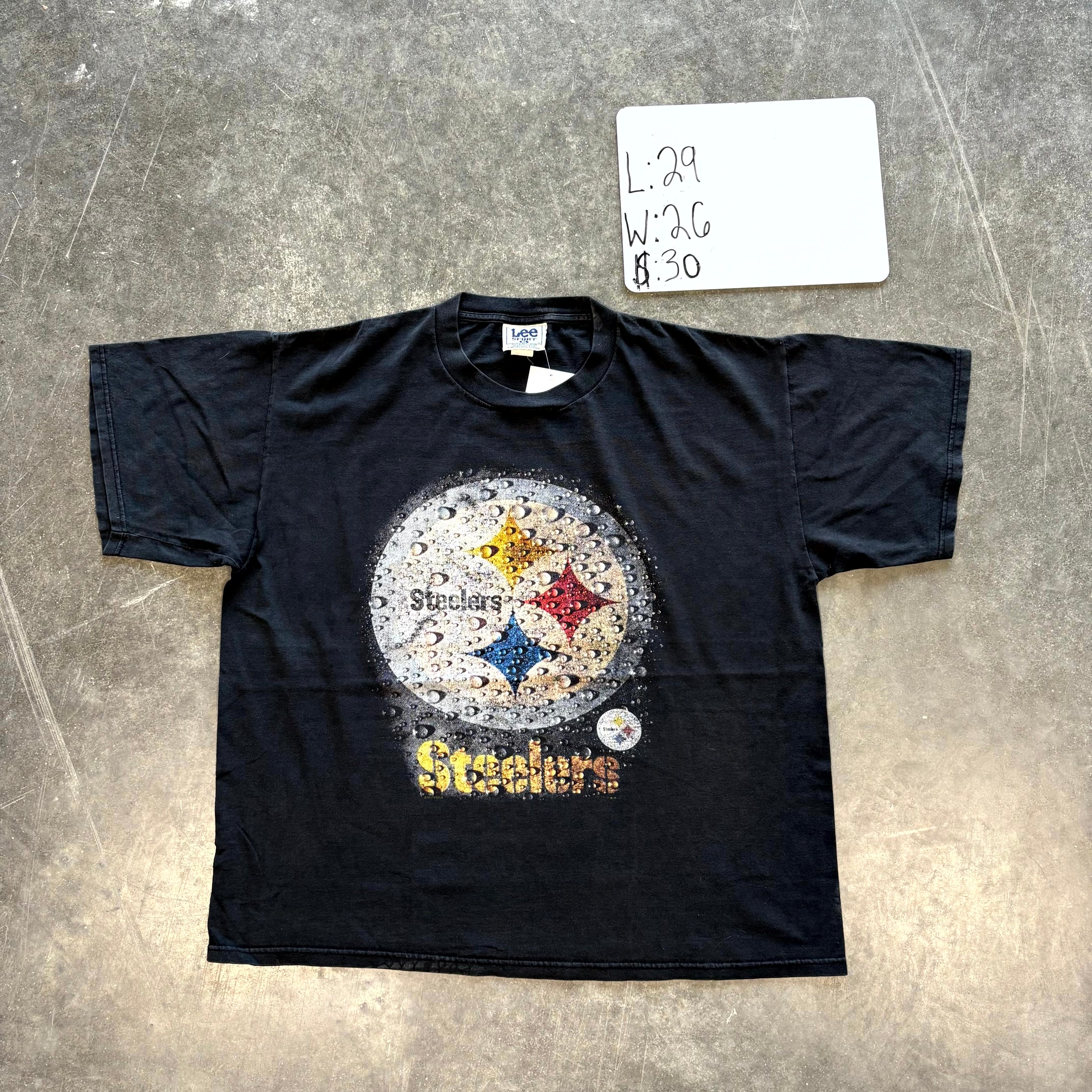 1990s Lee Sport Pittsburgh Steelers Graphic Tee (XL)