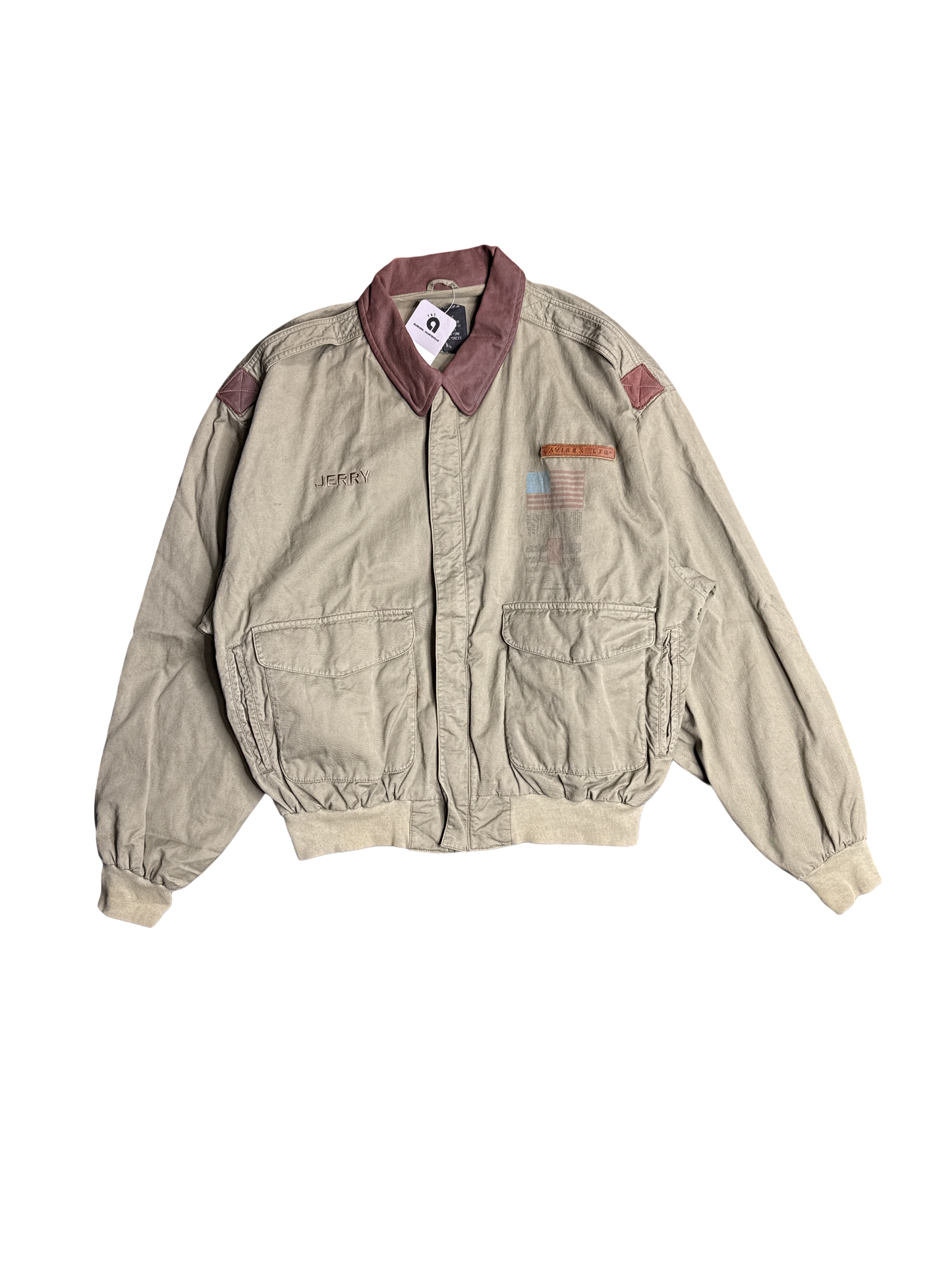 Avirex Type A-2 10th Bombardment Group Military Jacket (L)