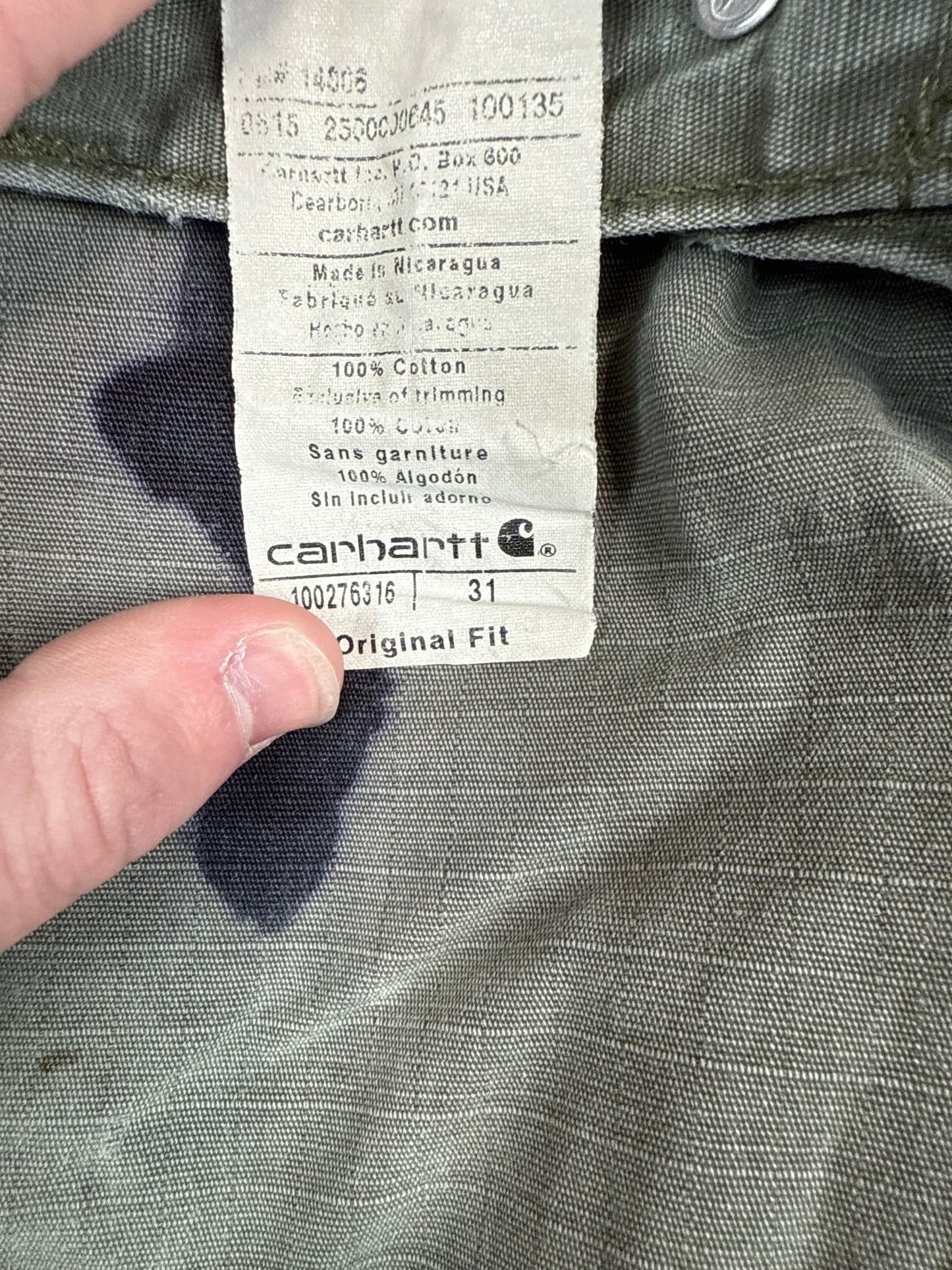 Carhartt Original Fit Work Shorts (31)
