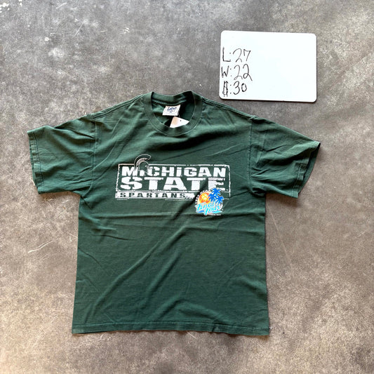 1990s Lee Sport Michigan State Spartans T-Shirt (L)