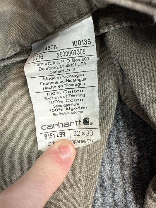 Carhartt Original Fit B151 Work Pants (32x30)