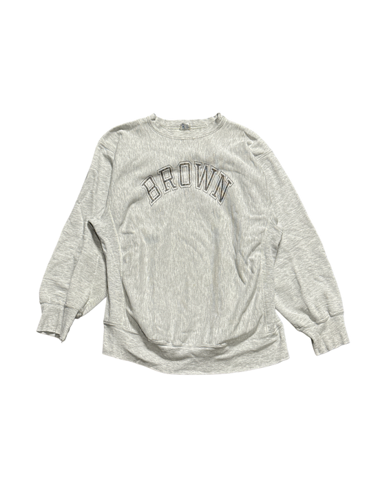 1980s Champion Reverse Weave 'Brown University' Sweatshirt (XL)