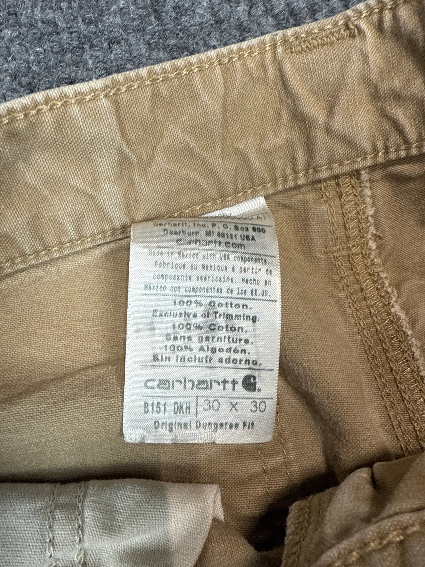 Carhartt Original Dungaree Fit Work Pants (30x30)