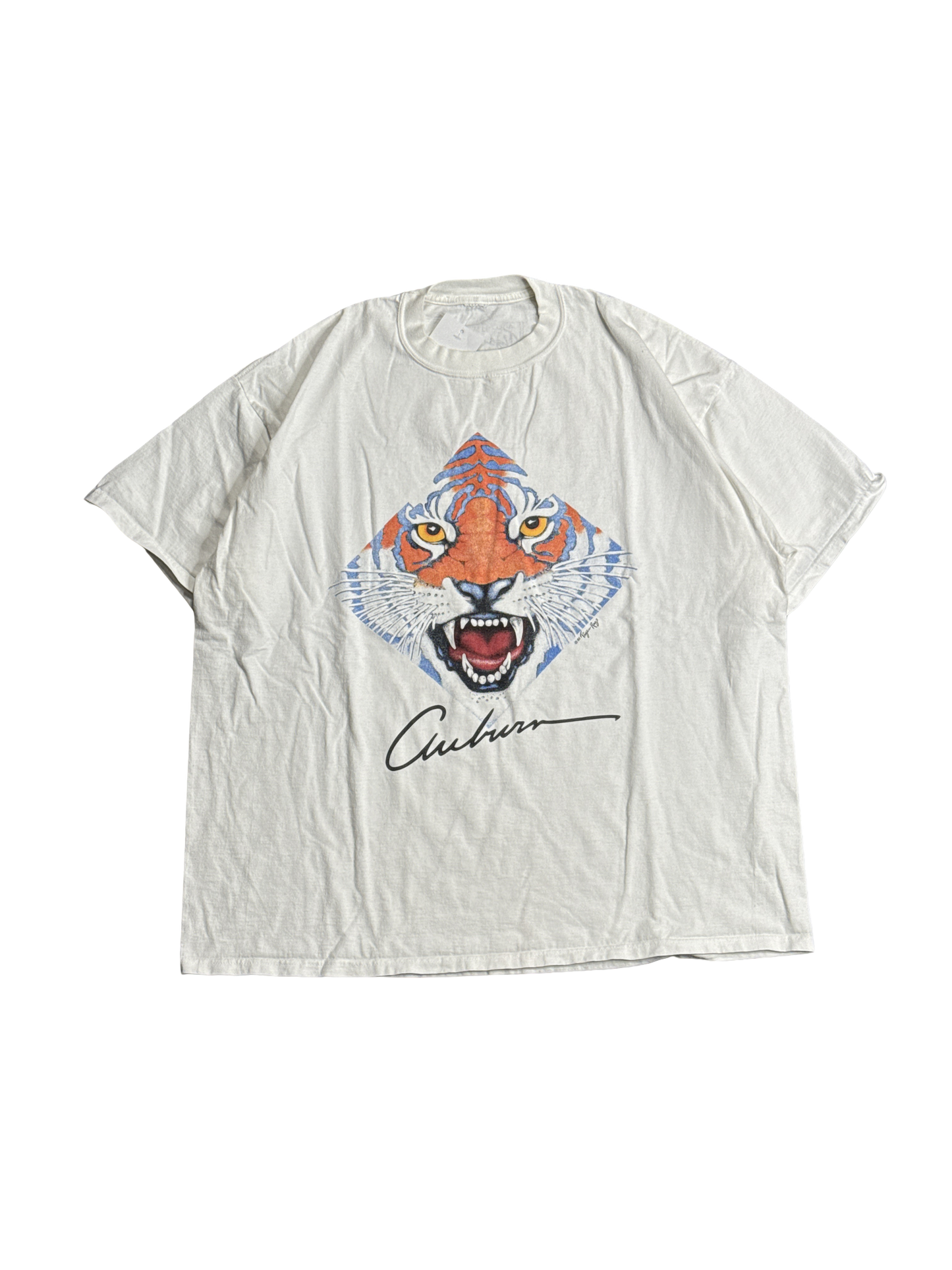 1990s Auburn Tiger Rags Graphic Tee (2XL)