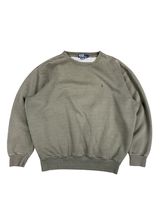 Polo Ralph Lauren Olive Green Crewneck Sweatshirt (L)