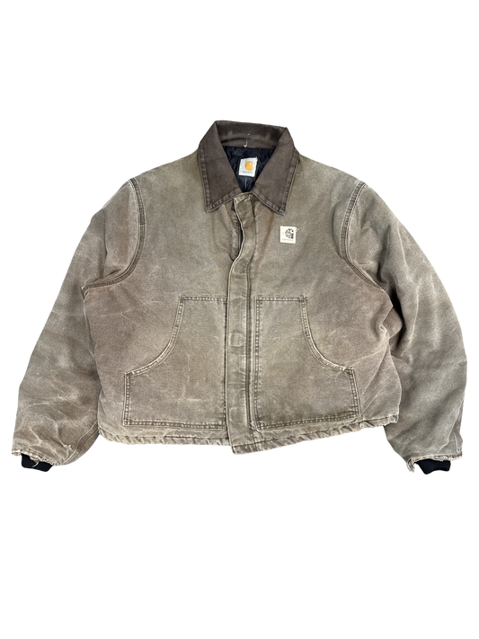 Vintage Carhartt Washed Duck Work Jacket (2XL)
