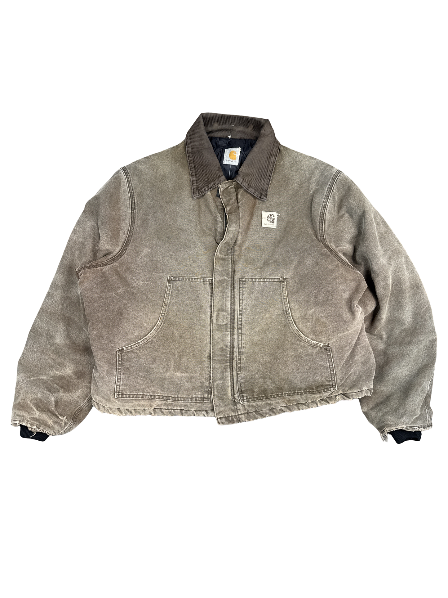 Vintage Carhartt Washed Duck Work Jacket (2XL)