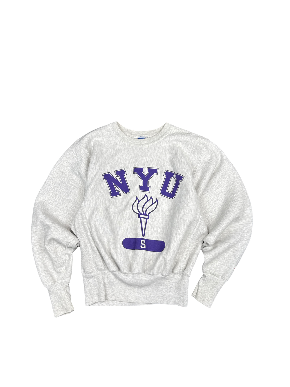 Champion Reverse Weave NYU Graphic Sweatshirt (S)