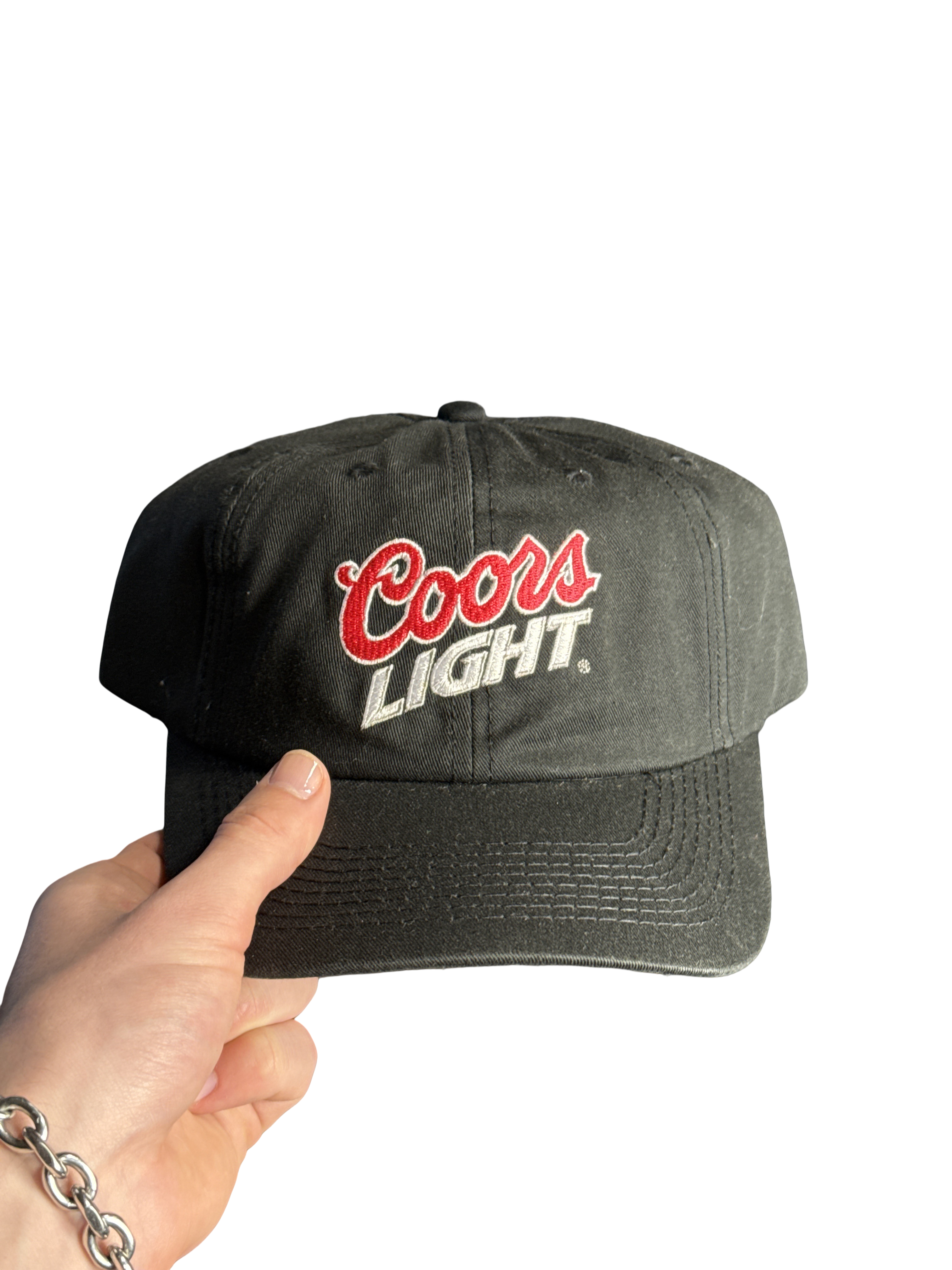 Coors Light Embroidered Snapback Hat (One Size)