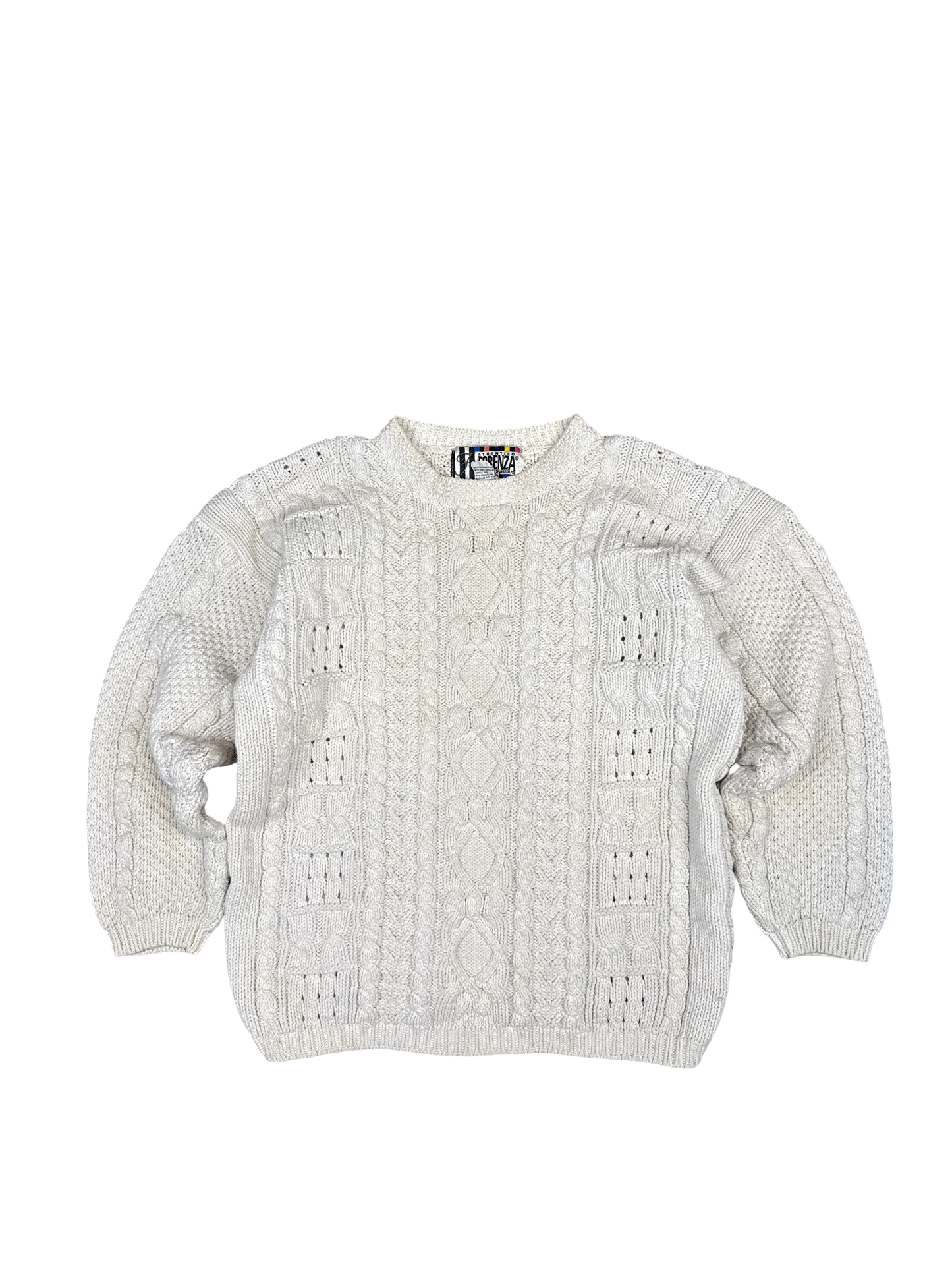 1980s Forenza Cable Knit Sweater (M)