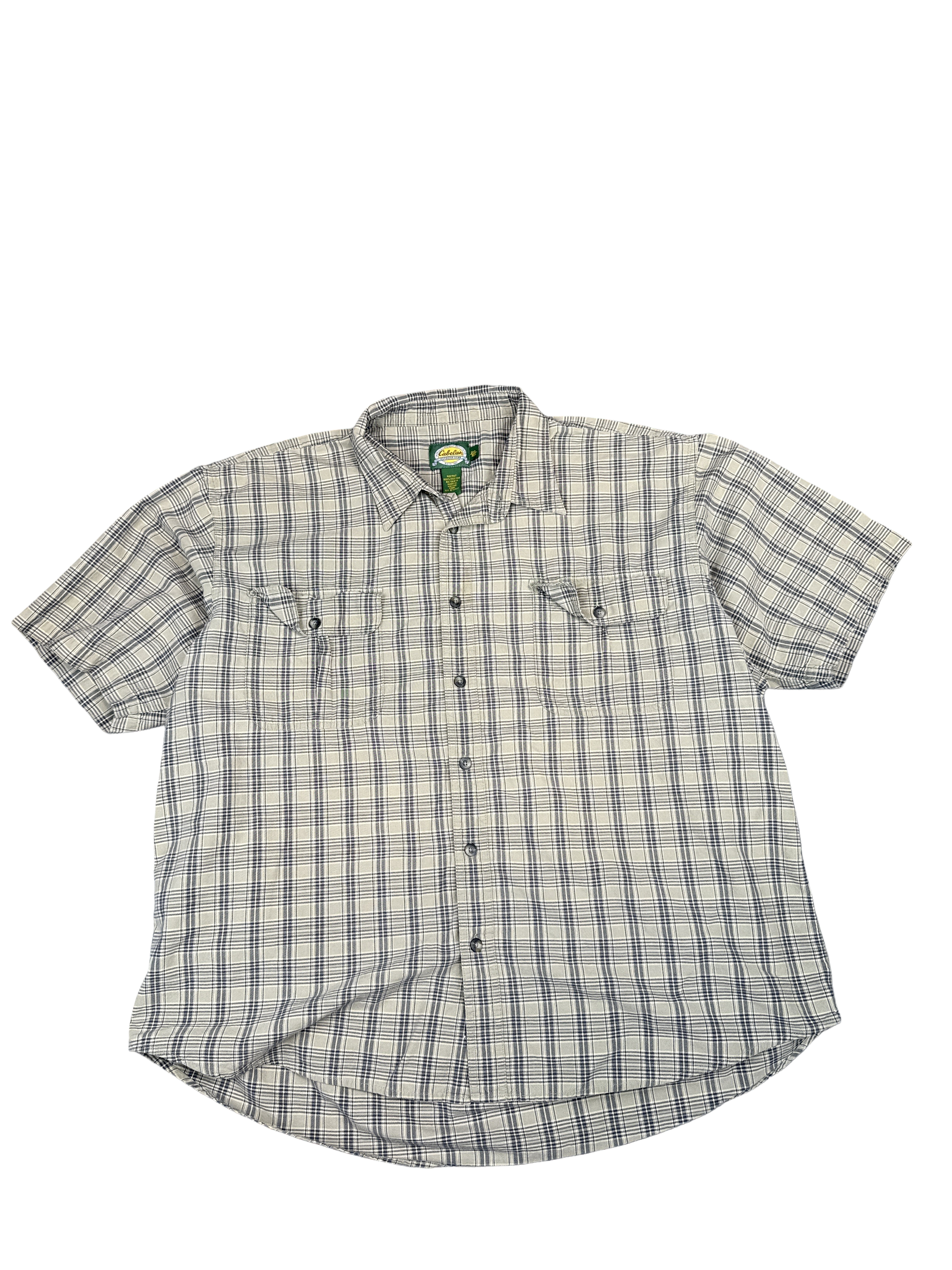 Cabela's Outdoor Gear Plaid Button-Up Shirt (2XL)