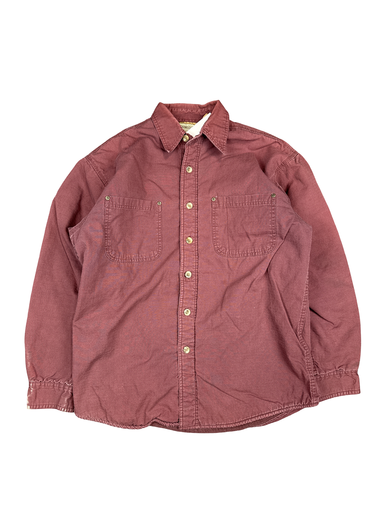 C.E. Schmidt Workwear Fleece-Lined Button-Up Shirt (M)