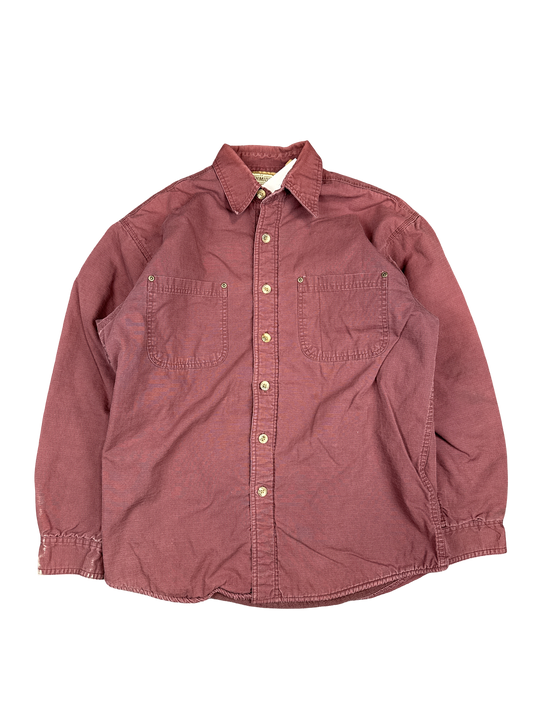 C.E. Schmidt Workwear Fleece-Lined Button-Up Shirt (M)