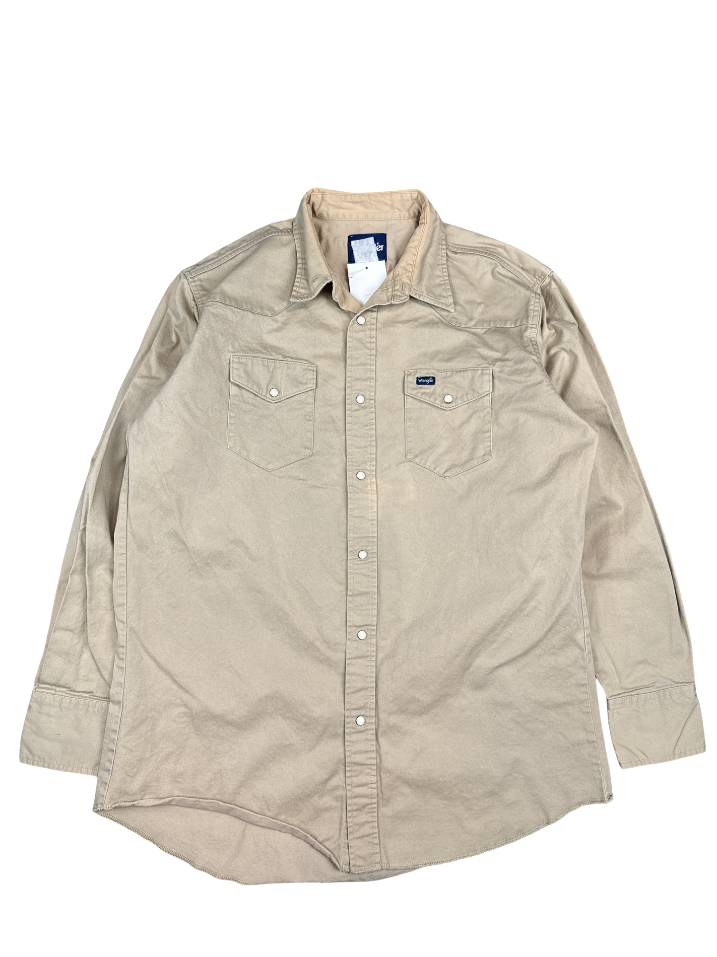 Wrangler Western Snap Button-Up Shirt (XL)