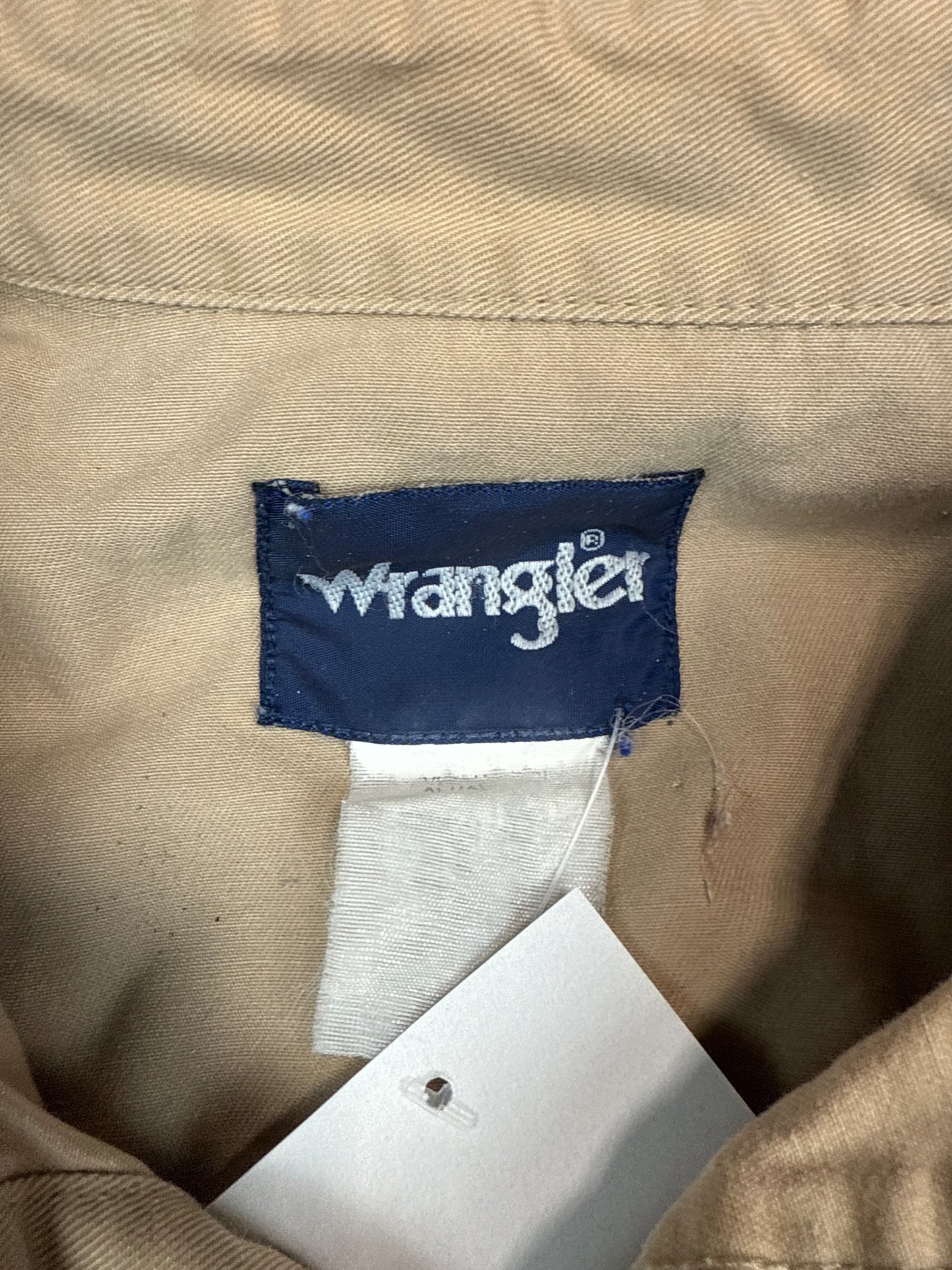 Wrangler Western Snap Button-Up Shirt (XL)