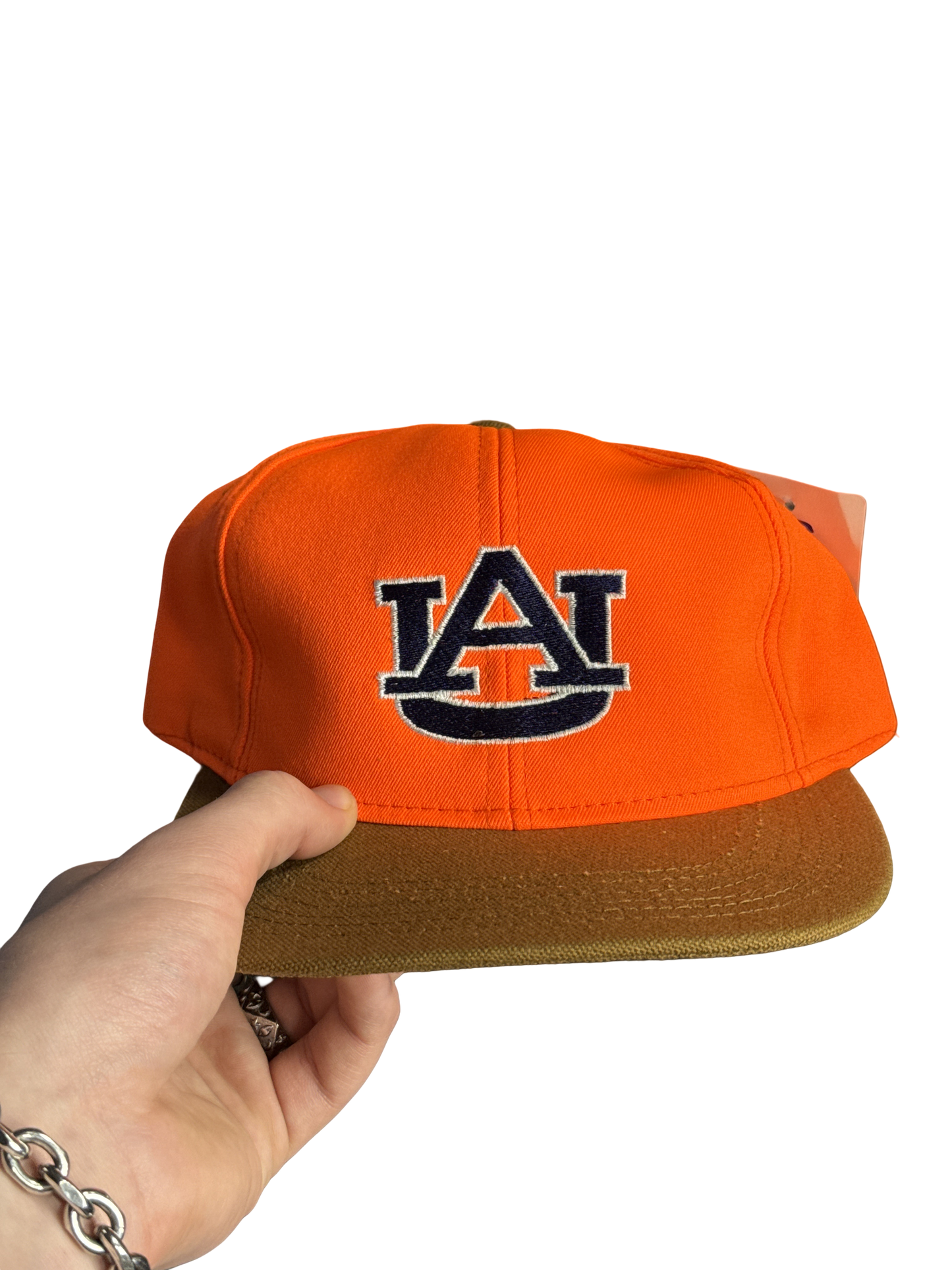 Auburn Tigers Orange Snapback Hat (One Size) 44