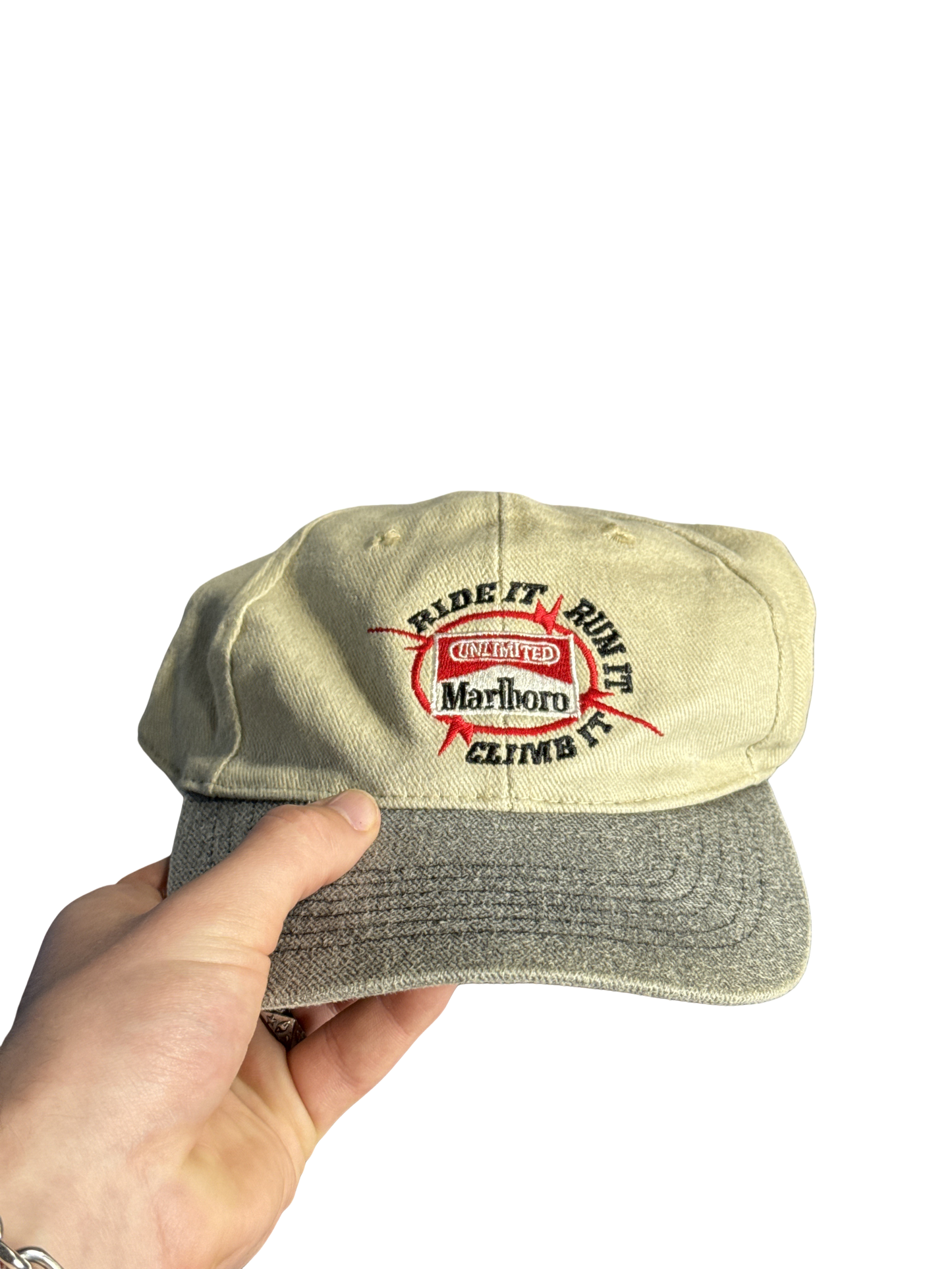 1990s Marlboro Unlimited Ride It Run It Climb It Cap (One Size)