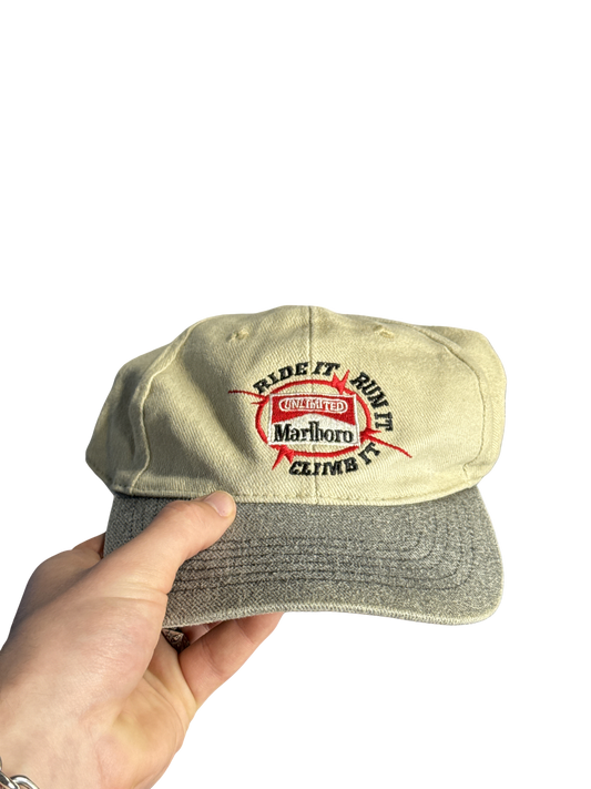 1990s Marlboro Unlimited Ride It Run It Climb It Cap (One Size)