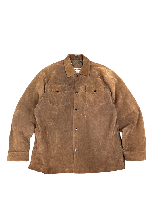 Duke Haband Genuine Leather Suede Jacket (L)