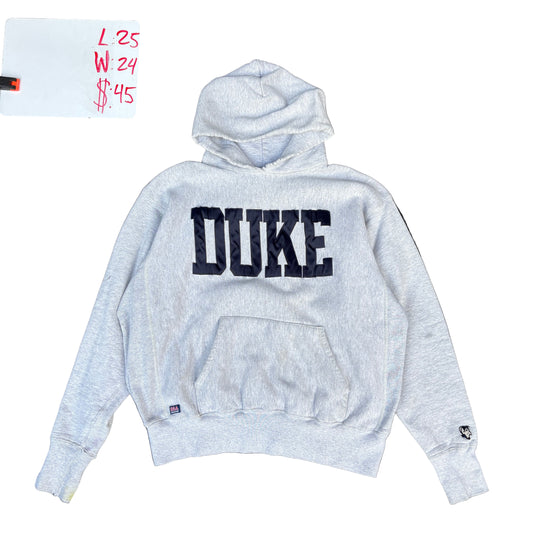 90s Duke University Gray Hoodie (L)