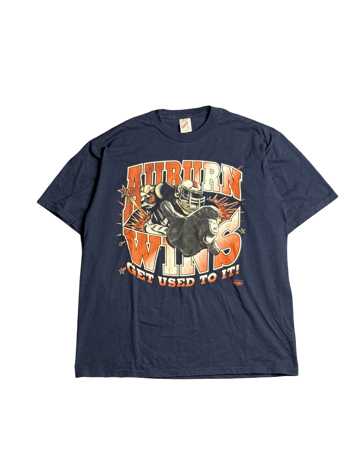 1990s Auburn Football 'Auburn Wins' Graphic Tee (XL)