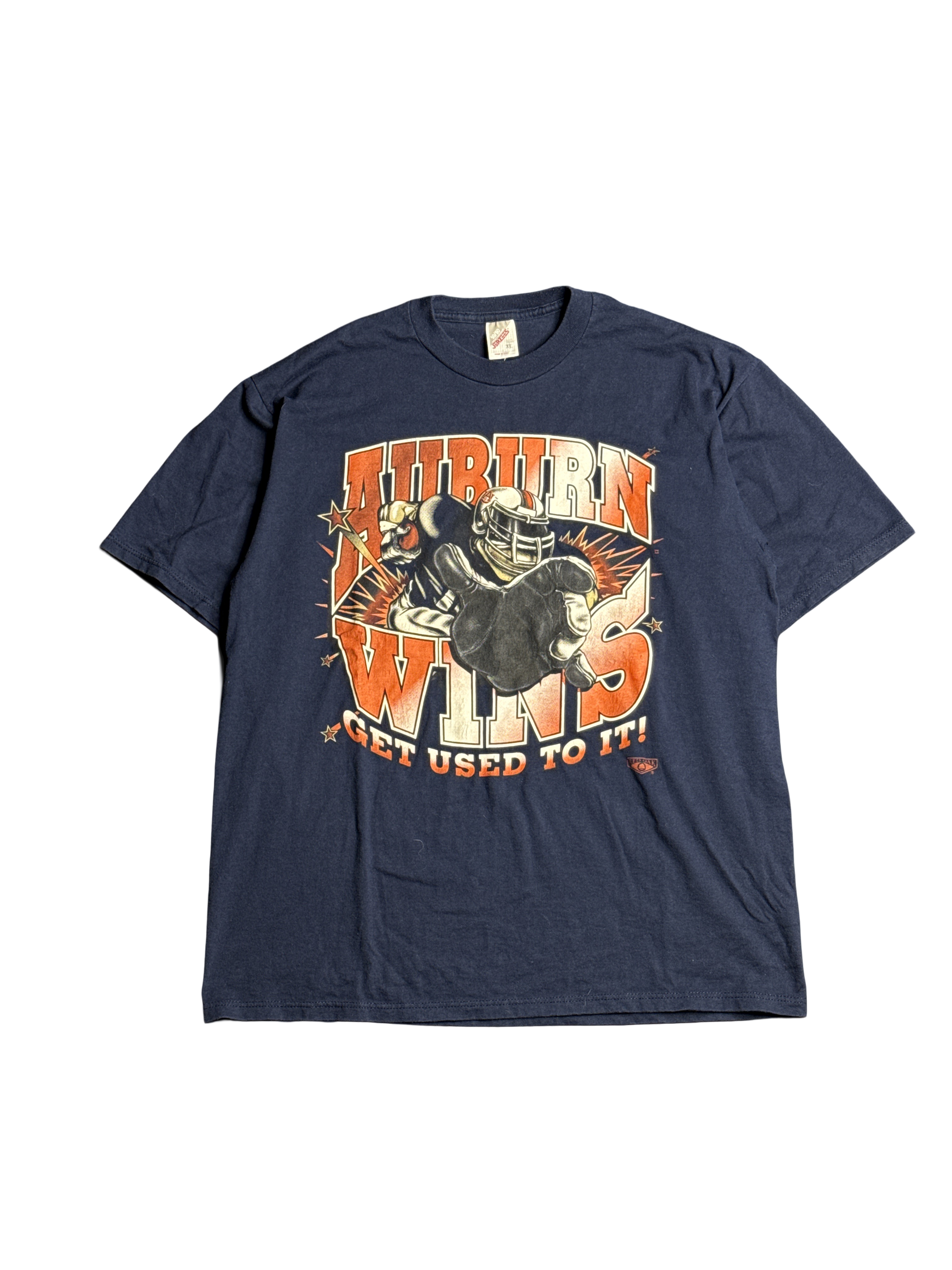 1990s Auburn Football 'Auburn Wins' Graphic Tee (XL)