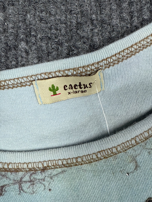 Retro Cowgirl Rodeo Graphic Tee by Cactus (XL)