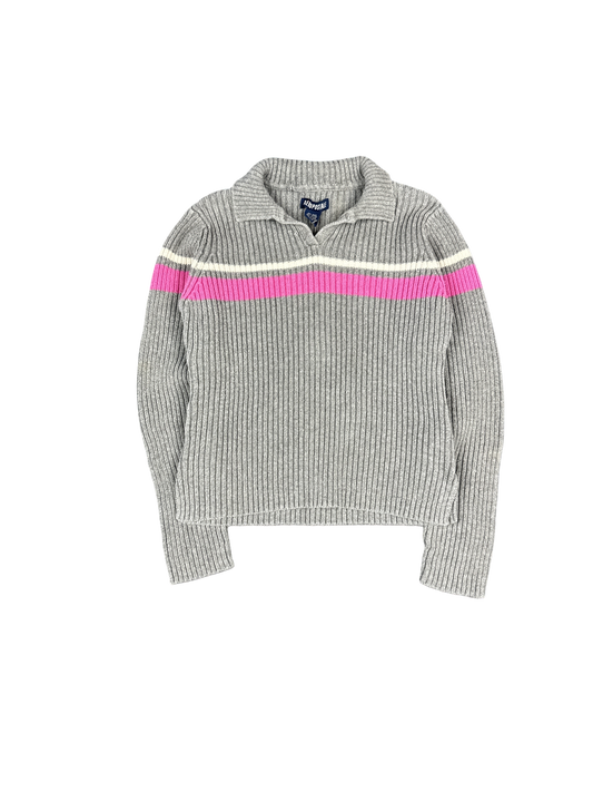 Y2K Aeropostale Ribbed Stripe Knit Pullover (S)