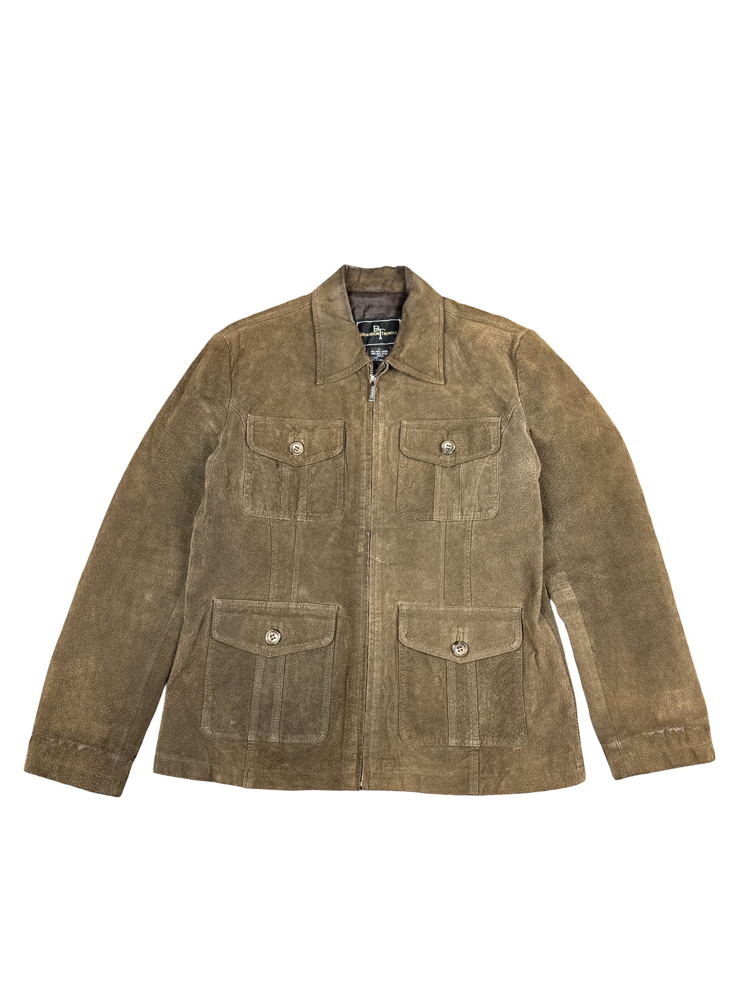 Brandon Thomas Brown Leather Jacket (L)