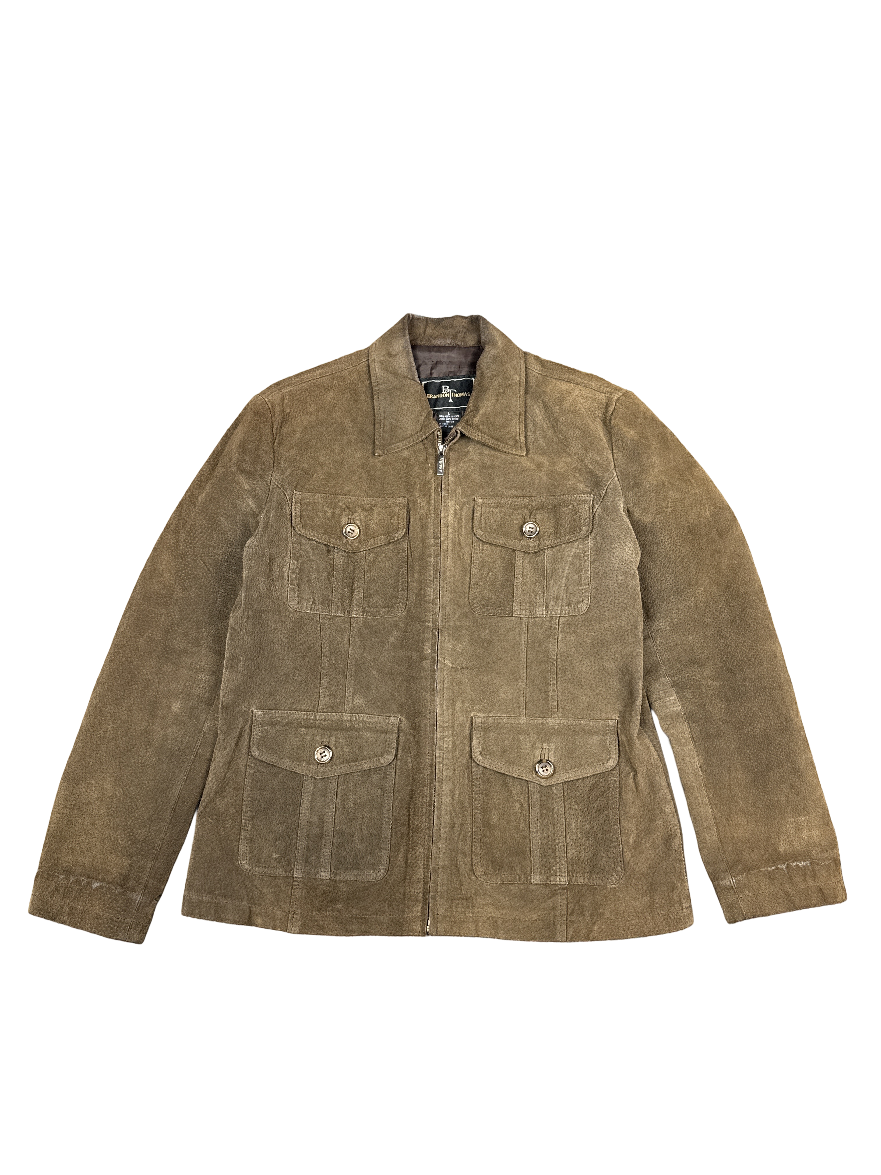 Brandon Thomas Brown Leather Jacket (L)