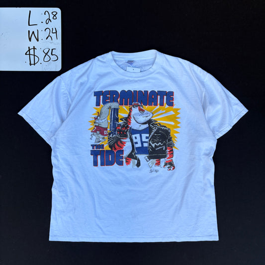 1995 Auburn vs. Alabama 'Terminate the Tide' Graphic Tee (2XL)