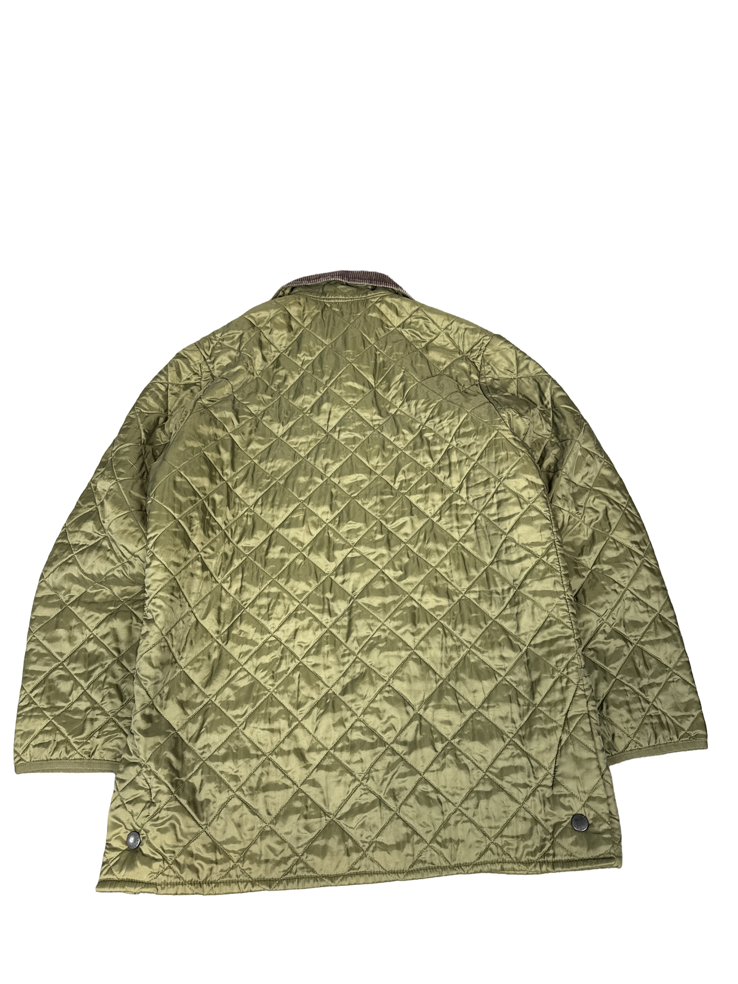 Barbour Quilted Olive Jacket (XL)