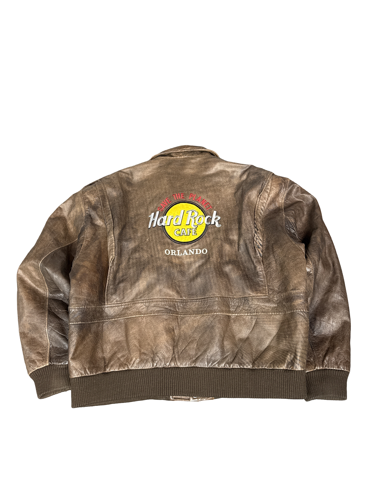 Hard Rock Cafe Orlando Leather Jacket (XL)