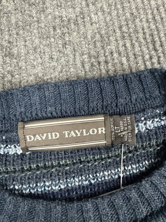 David Taylor Fair Isle Knit Pullover Sweater (L)